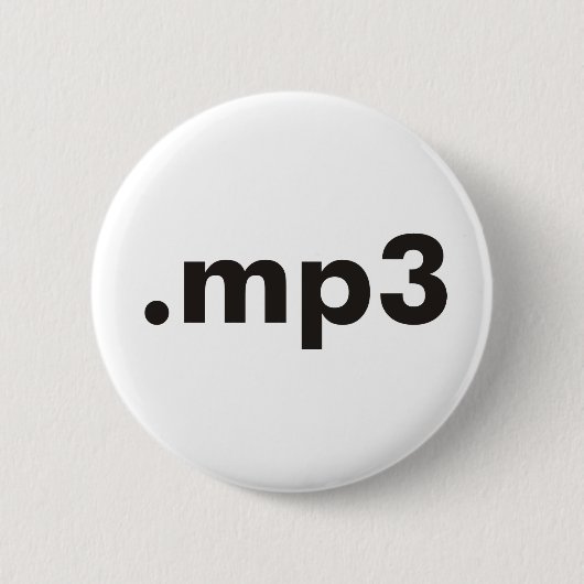 mp3 producten & design! ronde button 5,7 cm (Voorkant)