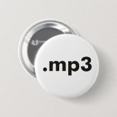mp3 producten & design! ronde button 5,7 cm (Voorkant /achterkant)