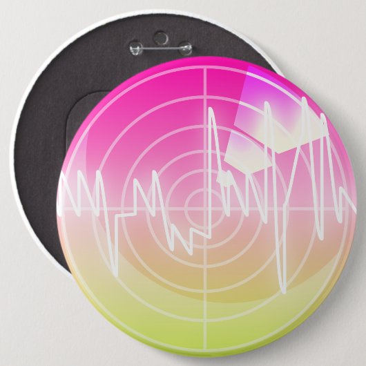 MP3-speler Ronde Button 6,0 Cm (Voorkant /achterkant)