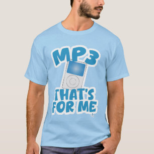 Mp3 Voor Mij Leuke Muziek Motto T-shirt