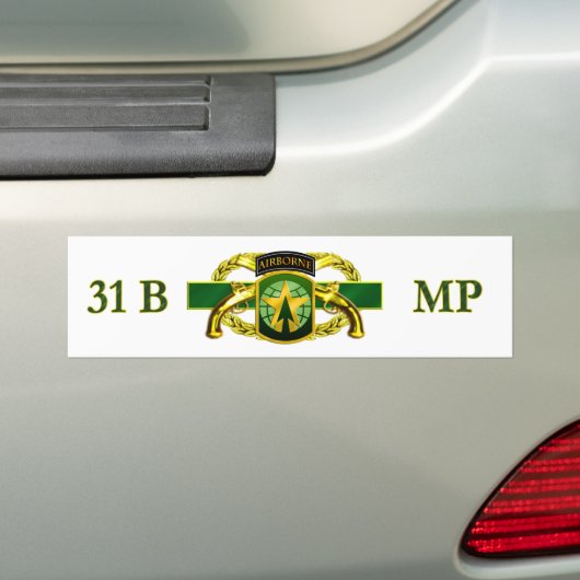 MP 31B, 16e MP BDE Bumpersticker (Op auto)