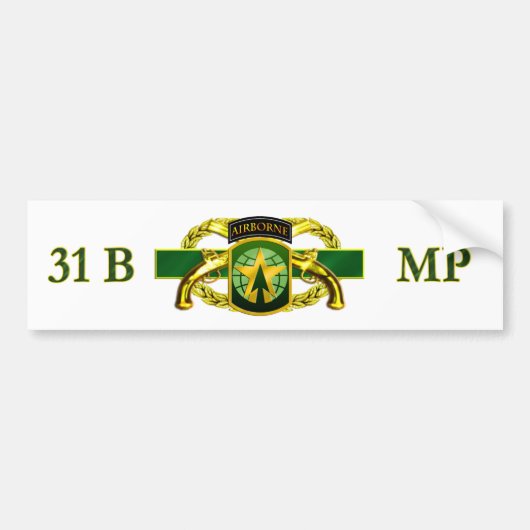 MP 31B, 16e MP BDE Bumpersticker (Voorkant)