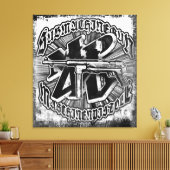 MP 40 uitgerekt canvas Afdruk (Insitu (Woonkamer))