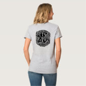 MP 40 Vrouwen Hanes Nano V-hals T-shirt (Achterkant volledig)