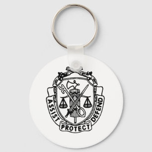 mp crest sleutelhanger