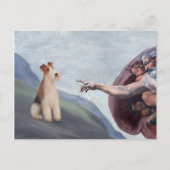 MP-God's Wire Fox Terrier (M) Briefkaart (Voorkant)