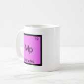 Mp - Memphis Funny Chemistry Element Symbol T-shir Koffiemok (Voorkant links)