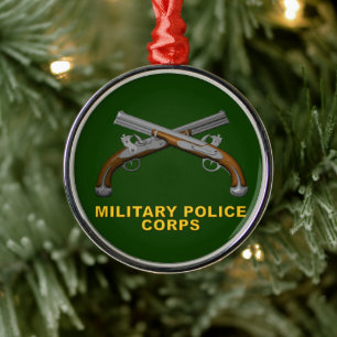 MP Militaire Politie Kerstmis Metalen Ornament