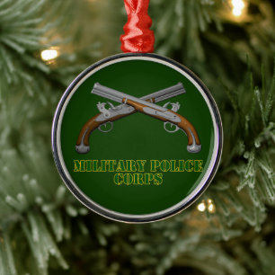 MP Militaire Politie Kerstmis Metalen Ornament