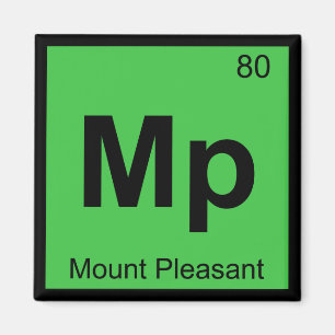 Mp - Mount Pleasant South Carolina Chemistry City Magneet