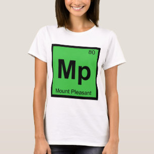 Mp - Mount Pleasant South Carolina Scheikunde Stad T-shirt