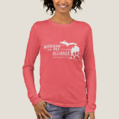 MPA Bella+Canvas Tri-blend Lange sleeves Shirten Shirt (Voorkant)