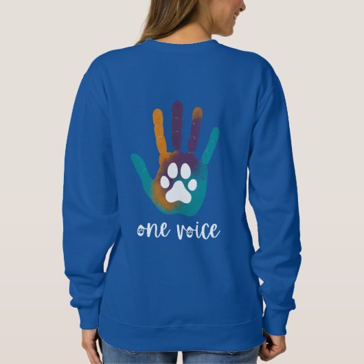 MPA Blue One Voice Sweatshirt (Achterkant)