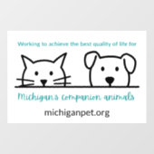 MPA Companion Animals Window Cling Raamsticker (Vel)