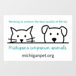 MPA Companion Animals Window Cling Raamsticker