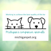 MPA Companion Animals Window Cling Raamsticker (Vel 3)