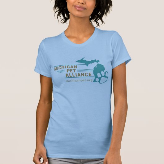 MPA Dames Bella+Canvas Slim Fit T-shirts (Voorkant)