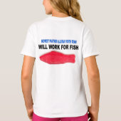 MPA-jongerenteam - Werkt voor vissen T-shirt (Achterkant)
