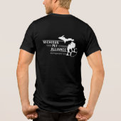 MPA Mannen Bella+Canvas Zwart Tri-Blend Shirt (Achterkant)