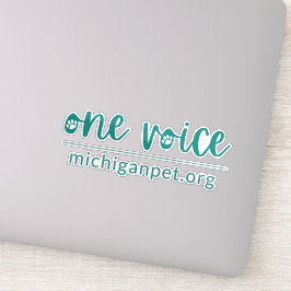 MPA One Voice op maat gesneden vinyl Stickers