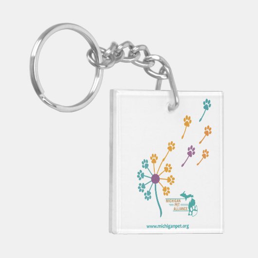 MPA Paardebloemen Sleutelhanger (Voorkant Links)