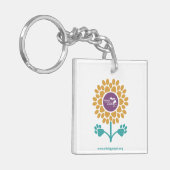 MPA Zonnebloem Paw Prints Sleutelhanger (Voorkant Links)