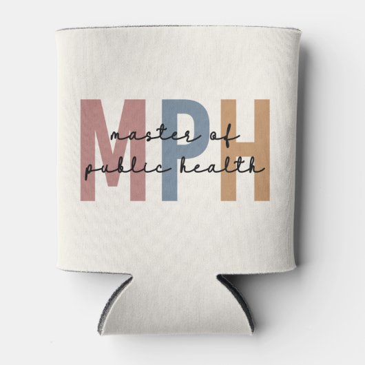 MPH Master of Public Health Afstuderen Blikjeskoeler (Voorkant)