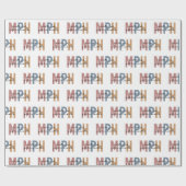 MPH Master of Public Health Afstuderen Cadeaupapier (Vlak)