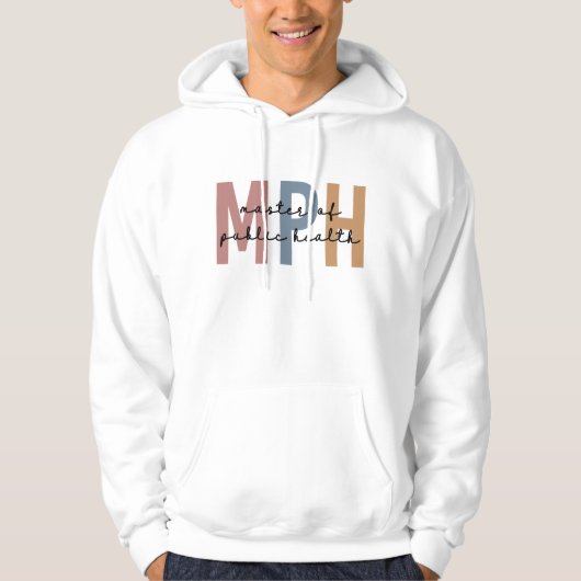 MPH Master of Public Health Afstuderen Hoodie (Voorkant)