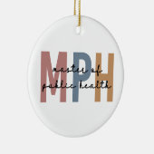 MPH Master of Public Health Afstuderen Keramisch Ornament (Rechts)