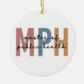 MPH Master of Public Health Afstuderen Keramisch Ornament (Voorkant)