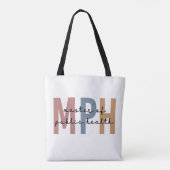 MPH Master of Public Health Afstuderen Tote Bag (Achterkant)