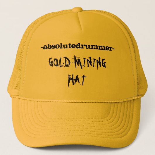 MPM/ABD- "GOLD MINING PET" TRUCKER PET (Voorkant)