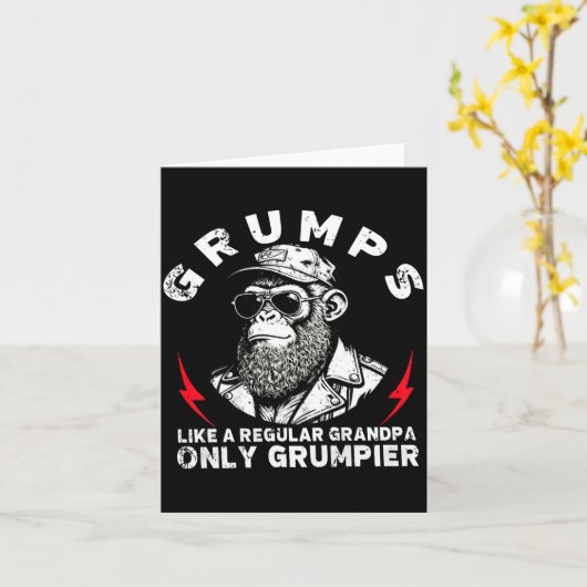 Mps Like A Regular Grandpa Only Mer Monkey (on Bac Kaart (Gele Bloem)