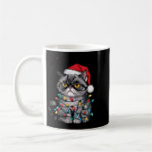 Mpy Christmas Cat Jolly Enough Funny Holiday Koffiemok (Links)