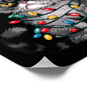 Mpy Christmas Cat Jolly Enough Funny Holiday  Poster (Hoek)