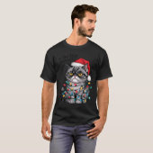 Mpy Christmas Cat Jolly Enough Funny Holiday  T-shirt (Voorkant volledig)