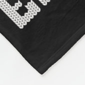 Mpy Christmas Cat Ugly Sweater Is This Jolly Enoug Fleece Deken (Hoek)