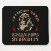 Mpy Old Man - My Level Of Sarcasm Funny Monkey (on Muismat (Voorkant)