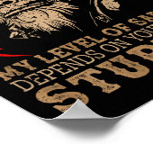 Mpy Old Man - My Level Of Sarcasm Funny Monkey (on Poster (Hoek)