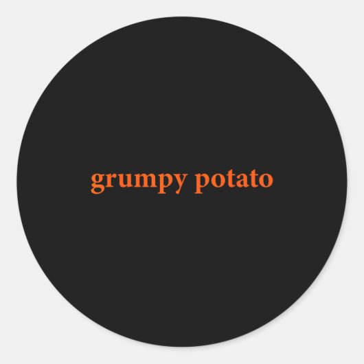 Mpy Tato Funny Thanksgiving Matching Couples Humor Ronde Sticker (Voorkant)