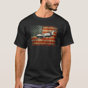 Mq 4c Vlag van het Triton Militair Vervoer T-shirt