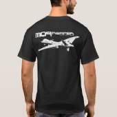 MQ-9 de BasisDark T-Shirt van de Mannen van de Lez (Achterkant)