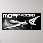 MQ-9 Reaper afdrukken Poster (Voorkant)