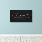 MQ-9 Reaper Canvas Afdruk (Insitu (Houten vloer))