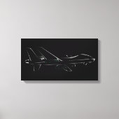 MQ-9 Reaper Canvas Afdruk (Voorkant)