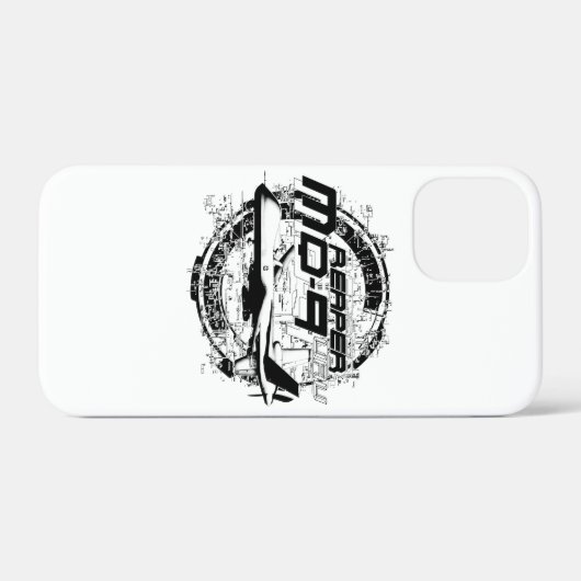 MQ-9 Reaper Case-Mate iPhone Case (Achterkant (horizontaal))