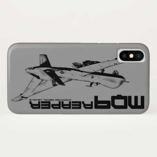 MQ-9 Reaper Case-Mate iPhone Case (Achterkant (horizontaal))