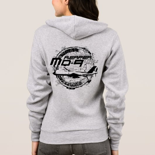 MQ-9 Reaper Hoodie (Achterkant)