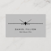 MQ-9 Reaper Pilot met Squadron Patch Visitekaartje (Voorkant)